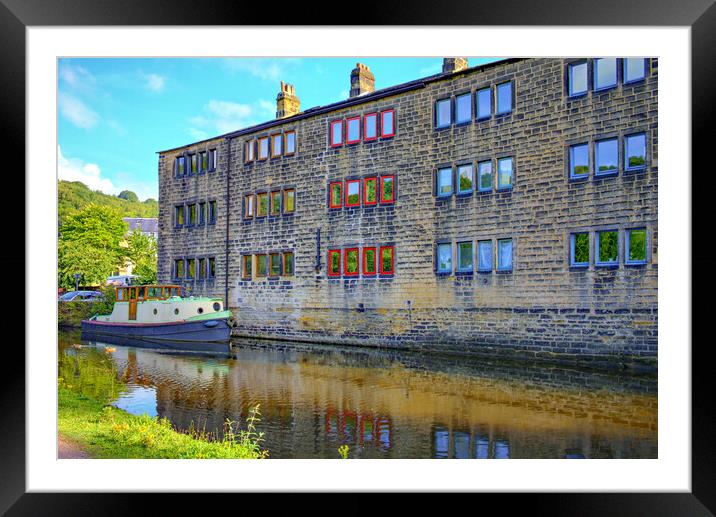 Hebden Bridge West Yorkshire Framed Mounted Print by Steve Smith