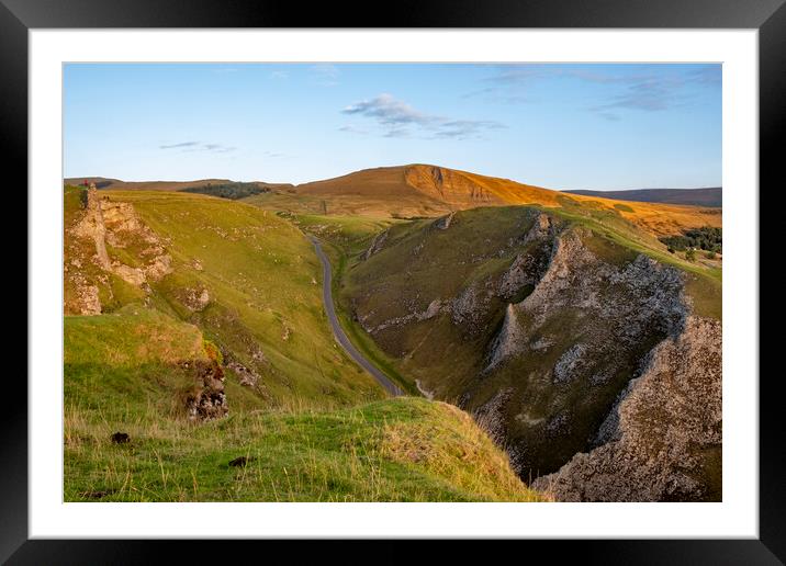 Mam Tor From Winnats Pass Framed Mounted Print by Steve Smith