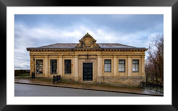 Saltaire Station Framed Mounted Print by Steve Smith