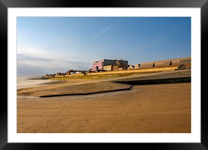 Redcar Seafront Framed Mounted Print by Steve Smith