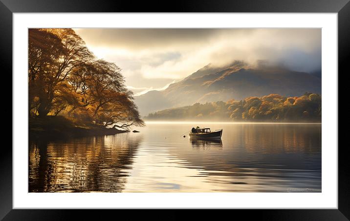 Loch Lomond Framed Mounted Print by Steve Smith