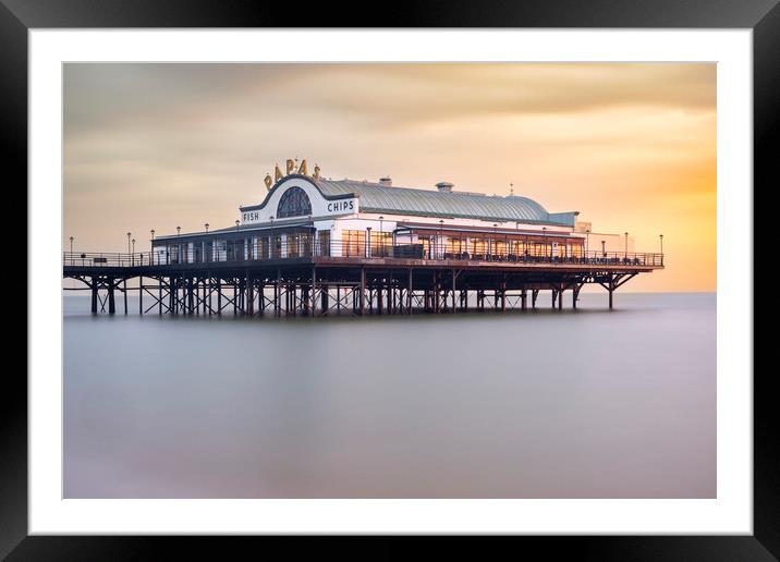 Cleethorpes Pier Lincolnshire Framed Mounted Print by Steve Smith