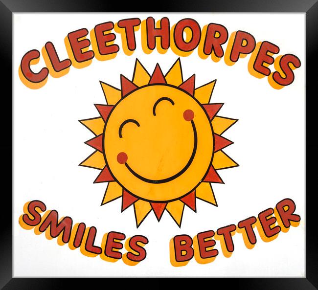 Cleethorpes Smiles Better Framed Print by Steve Smith