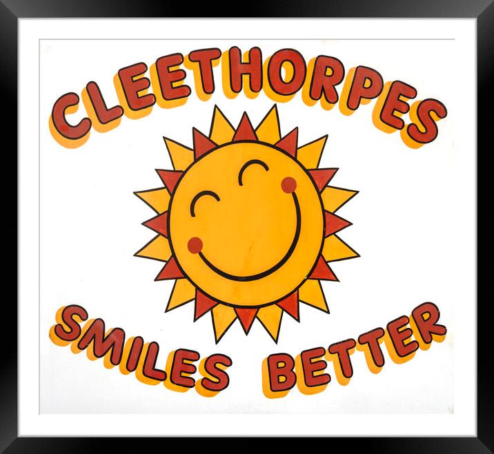 Cleethorpes Smiles Better Framed Mounted Print by Steve Smith