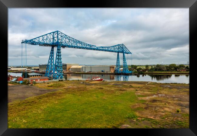 Transporter Bridge Middlesbrough Framed Print by Steve Smith