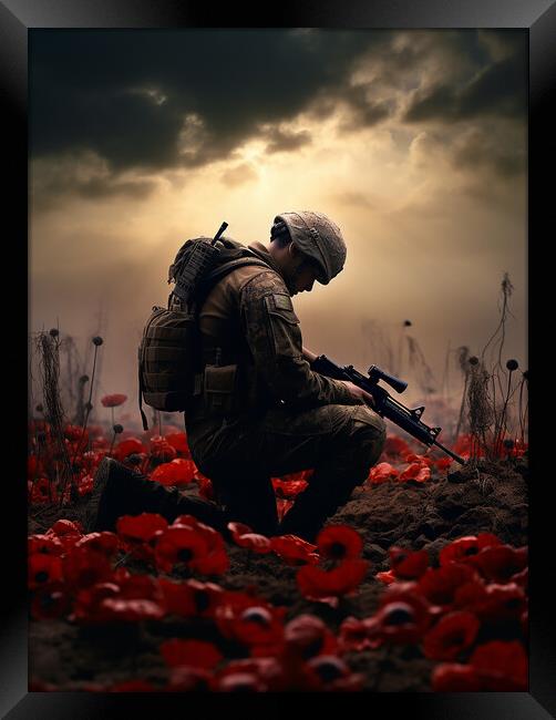 We Will Remember Them Framed Print by Steve Smith