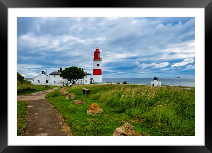 Souter Lighthouse Framed Mounted Print by Steve Smith