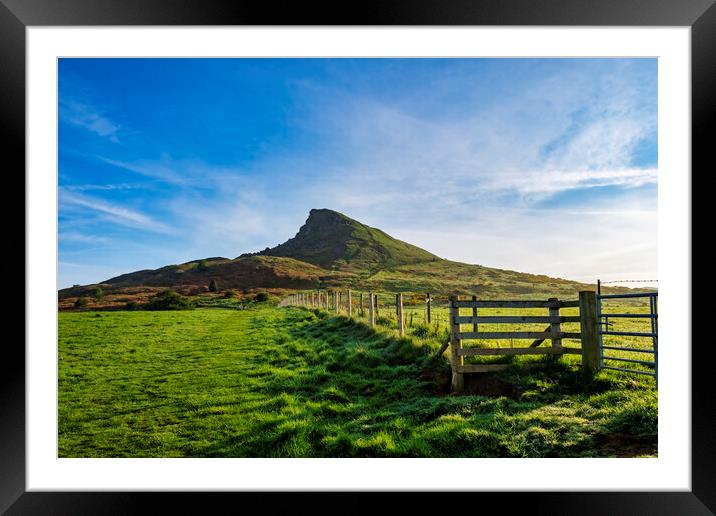 Roseberry Topping Framed Mounted Print by Steve Smith