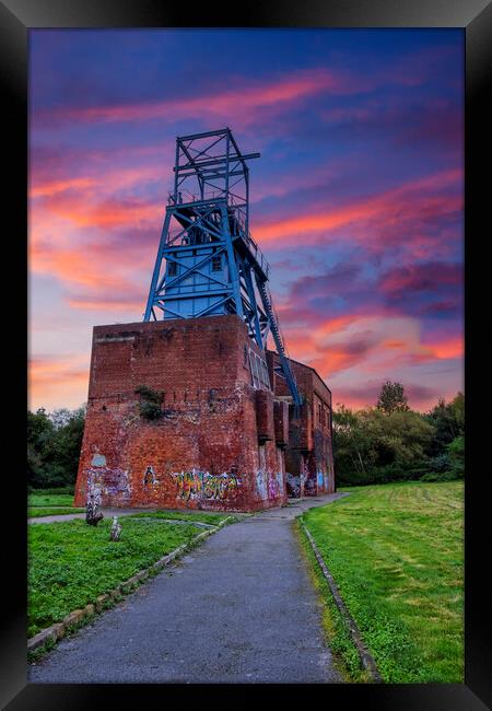 Sunrise Barnsley Main Colliery Framed Print by Steve Smith