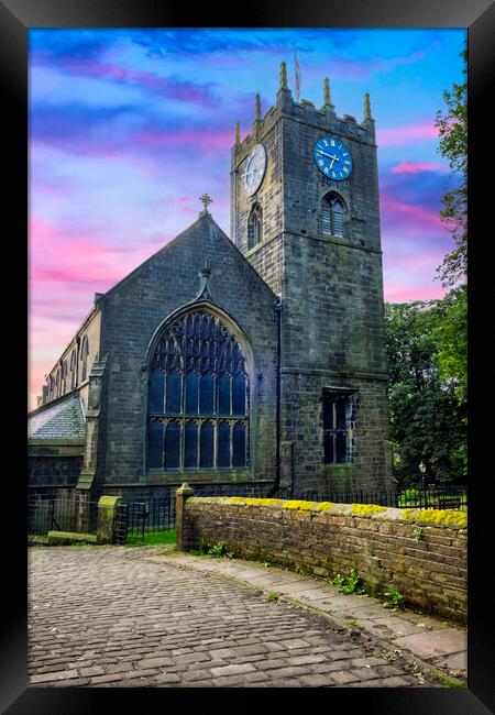St Michael & All Angels Church Haworth Framed Print by Steve Smith