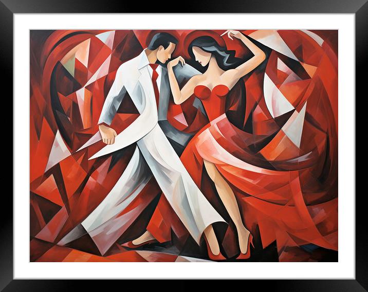 The Argentine Tango Framed Mounted Print by Steve Smith
