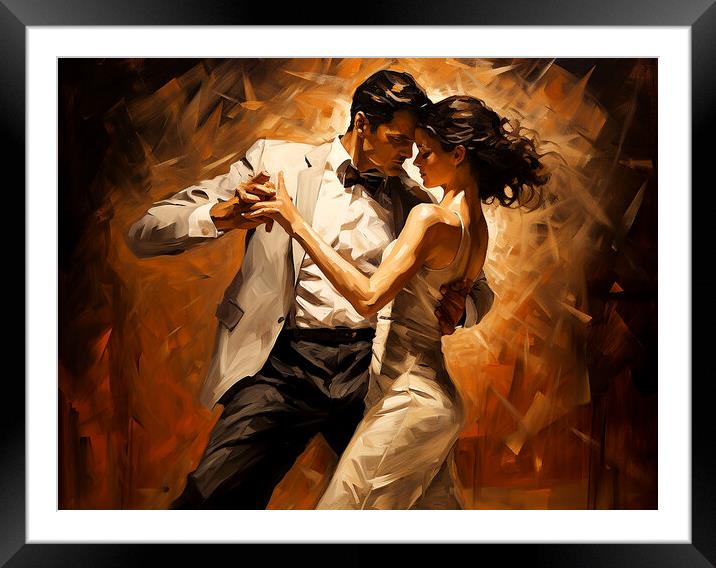 The Argentine Tango Framed Mounted Print by Steve Smith