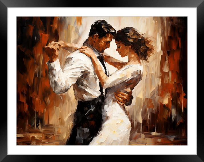 The Argentine Tango Framed Mounted Print by Steve Smith