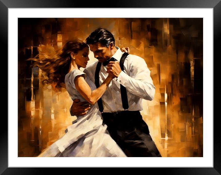 The Argentine Tango Framed Mounted Print by Steve Smith