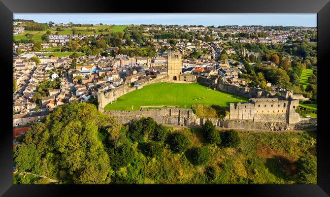Richmond Castle North Yorkshire Framed Print by Steve Smith