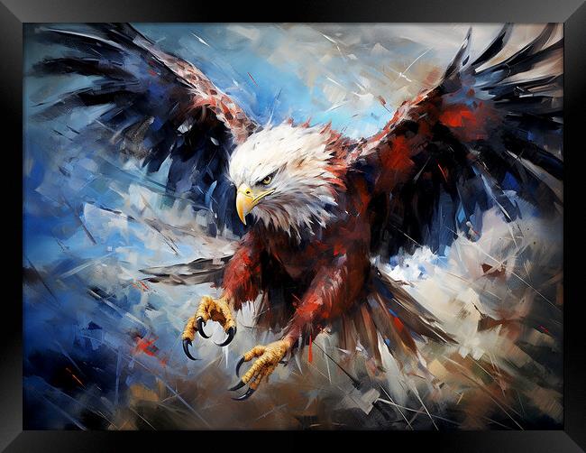 American Bald Eagle Framed Print by Steve Smith