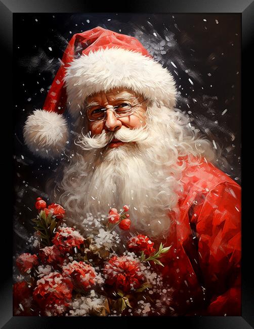 Santa Claus Framed Print by Steve Smith