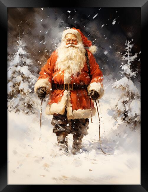 Santa Claus Framed Print by Steve Smith
