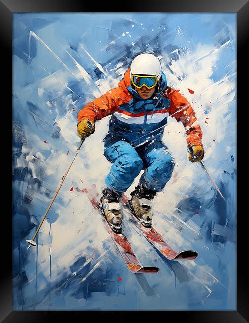 Winter Sports Framed Print by Steve Smith