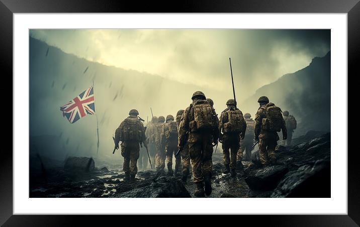 Active Duty Falkland Islands Framed Mounted Print by Steve Smith