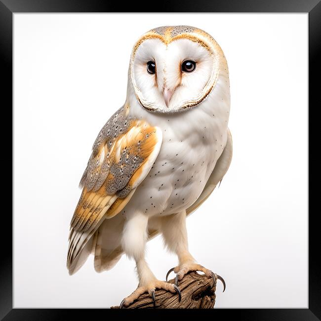 Barn Owl Framed Print by Steve Smith