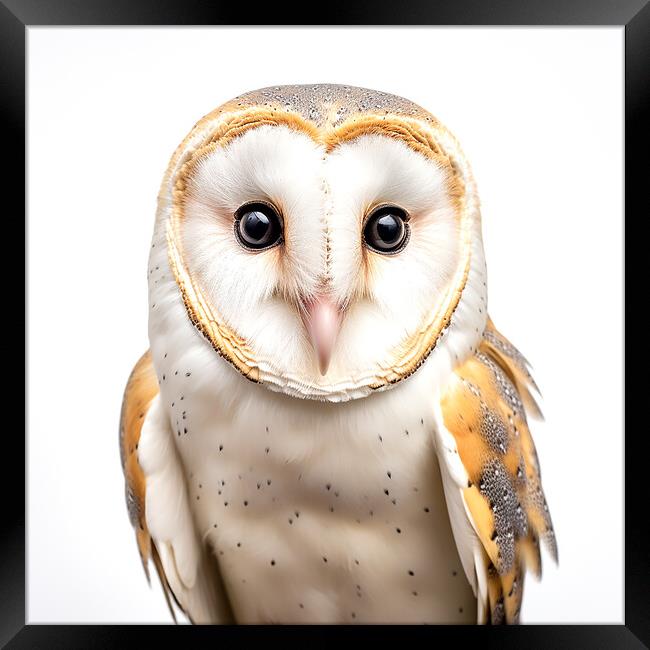 Barn Owl Framed Print by Steve Smith