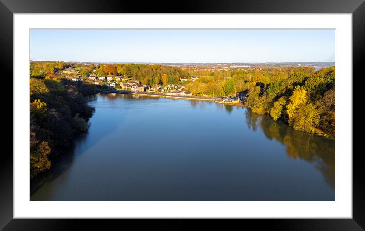 Newmillerdam Wakefield Framed Mounted Print by Steve Smith