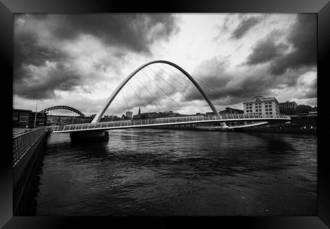 Gateshead Millennium Bridge Framed Print by Steve Smith
