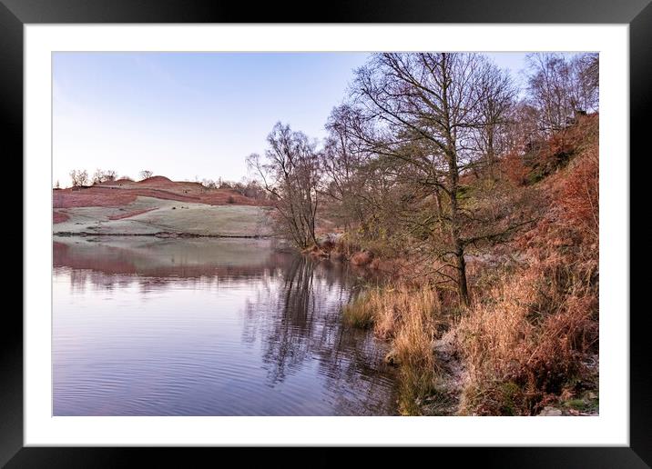 Tarns Hows Lake District Framed Mounted Print by Steve Smith