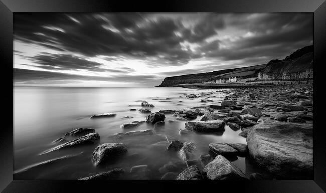 Robin Hoods Bay Sunrise Framed Print by Steve Smith