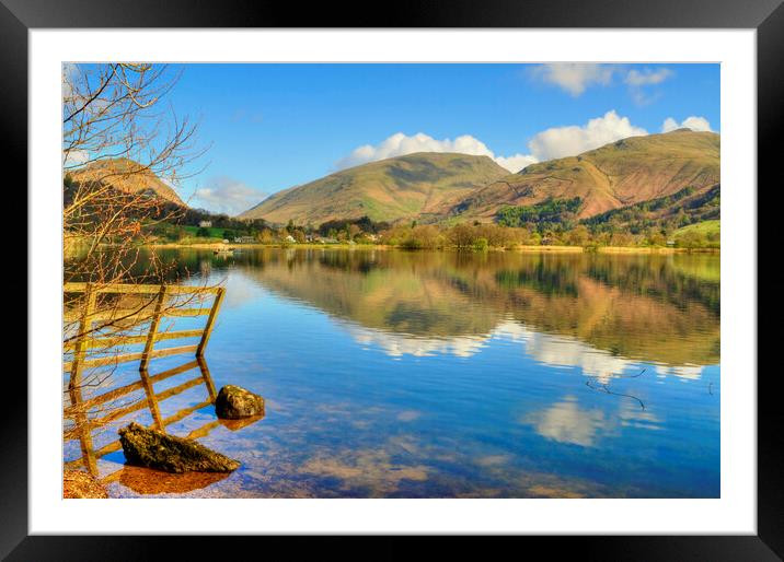 Grasmere Cumbria Framed Mounted Print by Steve Smith