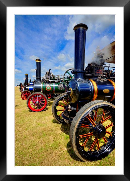 The Steam Rally Framed Mounted Print by Steve Smith