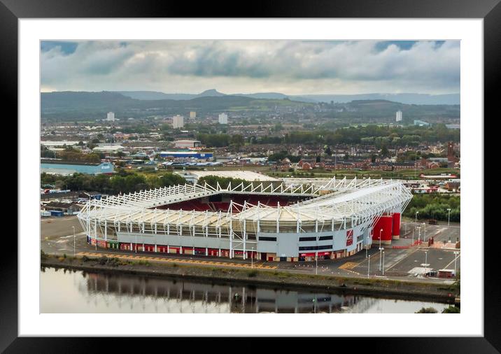 The Riverside Stadium Middlesbrough Framed Mounted Print by Steve Smith