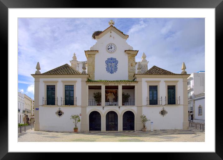 Igreja Matriz de Nossa Senhora do Rosário Framed Mounted Print by Steve Smith