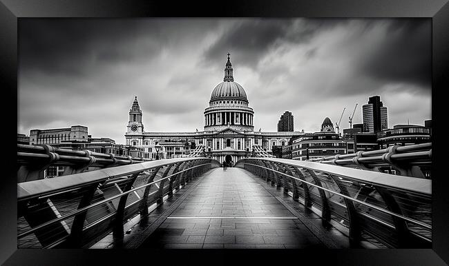 St Pauls Cathedral Framed Print by Steve Smith