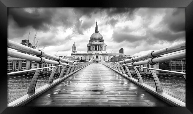 St Pauls Cathedral Framed Print by Steve Smith