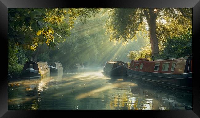 Canal Life Framed Print by Steve Smith