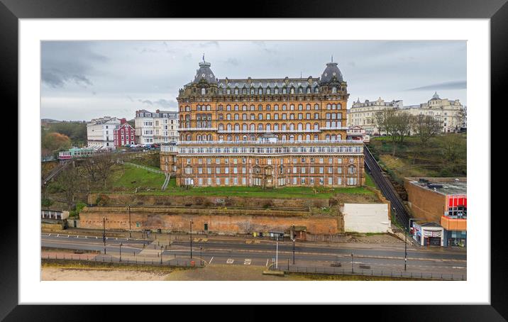 Scarborough Grand Hotel Framed Mounted Print by Steve Smith