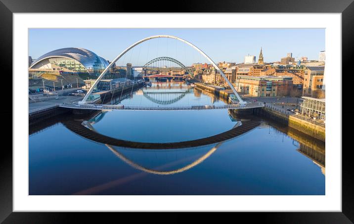 The Mighty Tyne Framed Mounted Print by Steve Smith