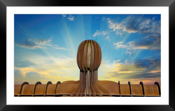 Angel Of The North Framed Mounted Print by Steve Smith