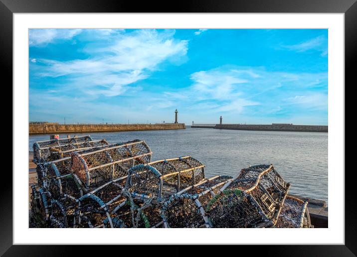 The River Esk Whitby Framed Mounted Print by Steve Smith