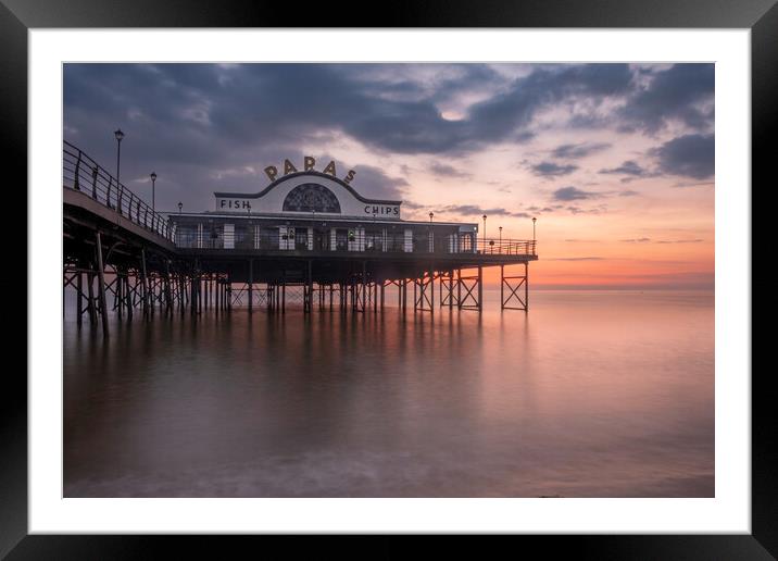 Cleethorpes Pier Sunrise Framed Mounted Print by Steve Smith