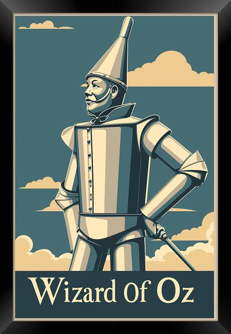 Wizard Of Oz Poster Framed Print by Steve Smith