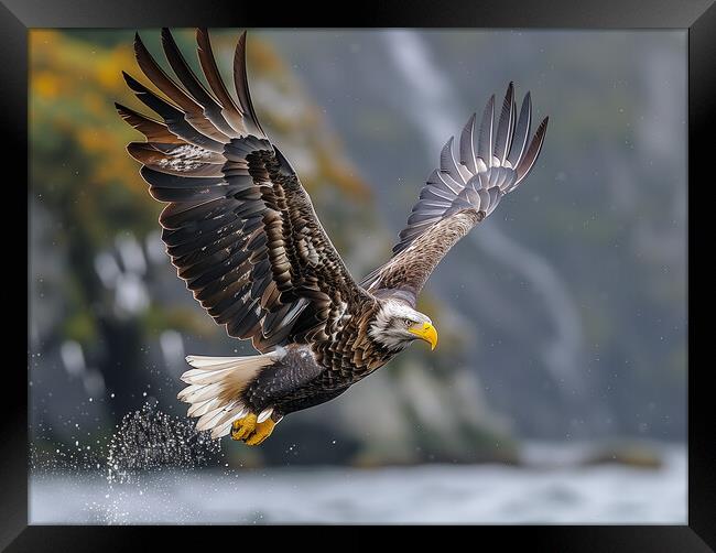 Scottish Sea Eagle Framed Print by Steve Smith