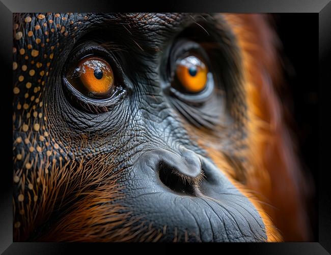 Orang Utan Framed Print by Steve Smith