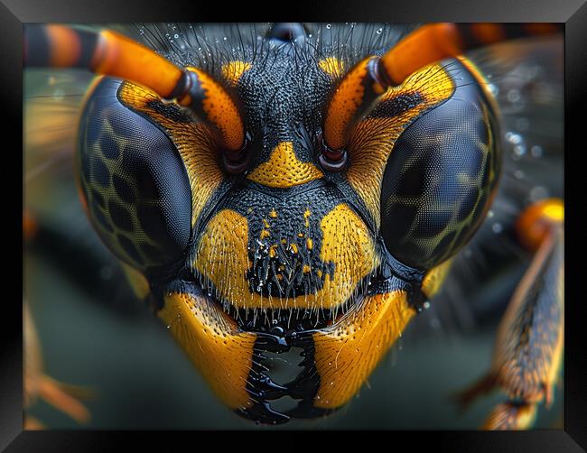 The Wasp Framed Print by Steve Smith