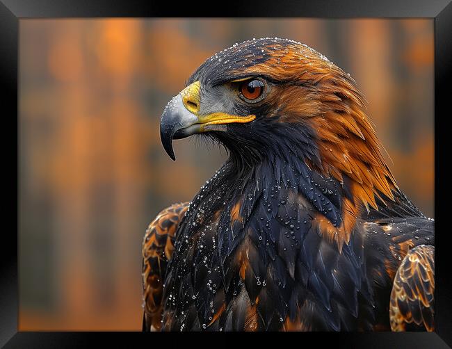 Golden Eagle Framed Print by Steve Smith