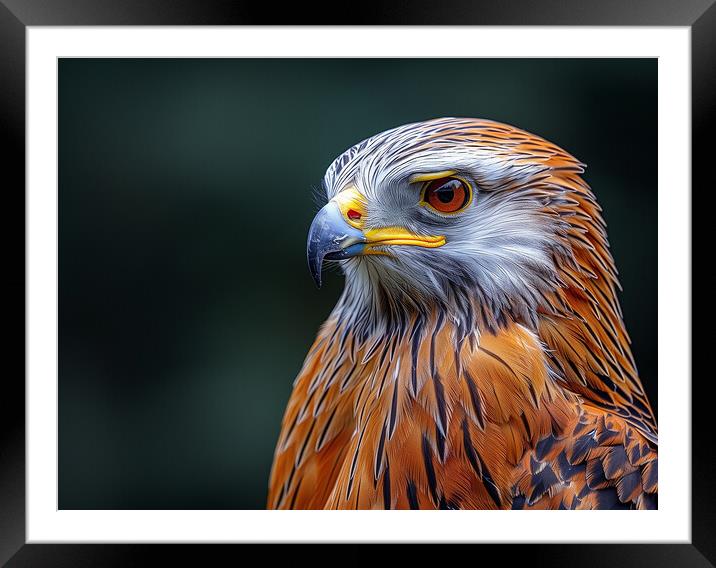 Red Kite Framed Mounted Print by Steve Smith