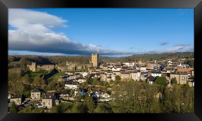 Richmond By Air Framed Print by Steve Smith