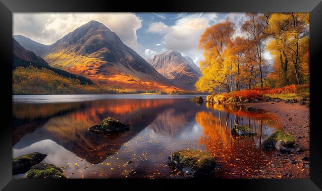 Autumn In Glencoe Framed Print by Steve Smith